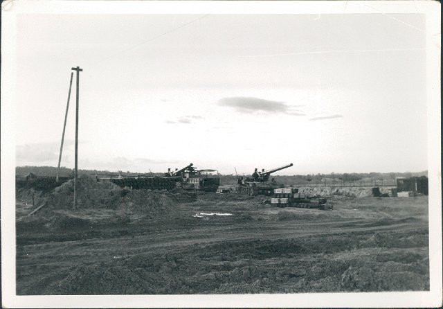 0087 175 mm gun, air support at Dau Tieng
